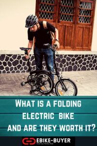 what is a folding electric bike